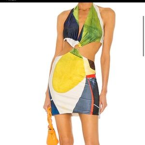 Revolve Halter tie dress